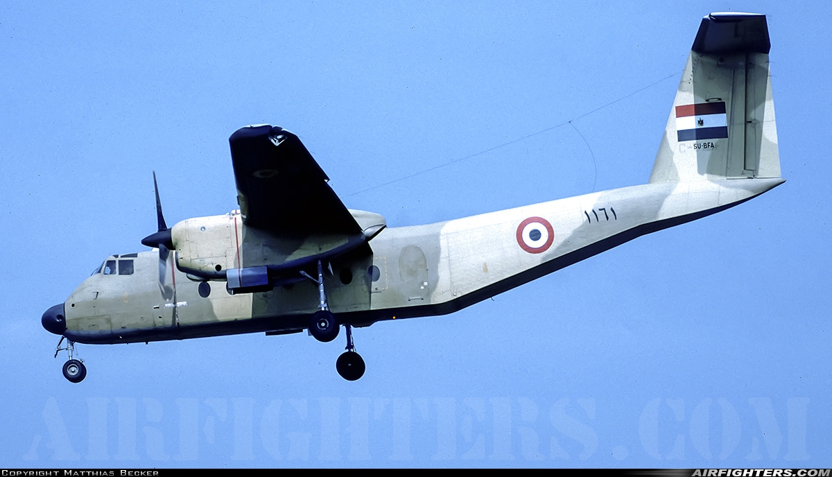 Egypt - Air Force De Havilland Canada DHC-5D Buffalo 1161 at Ramstein (- Landstuhl) (RMS / ETAR), Germany