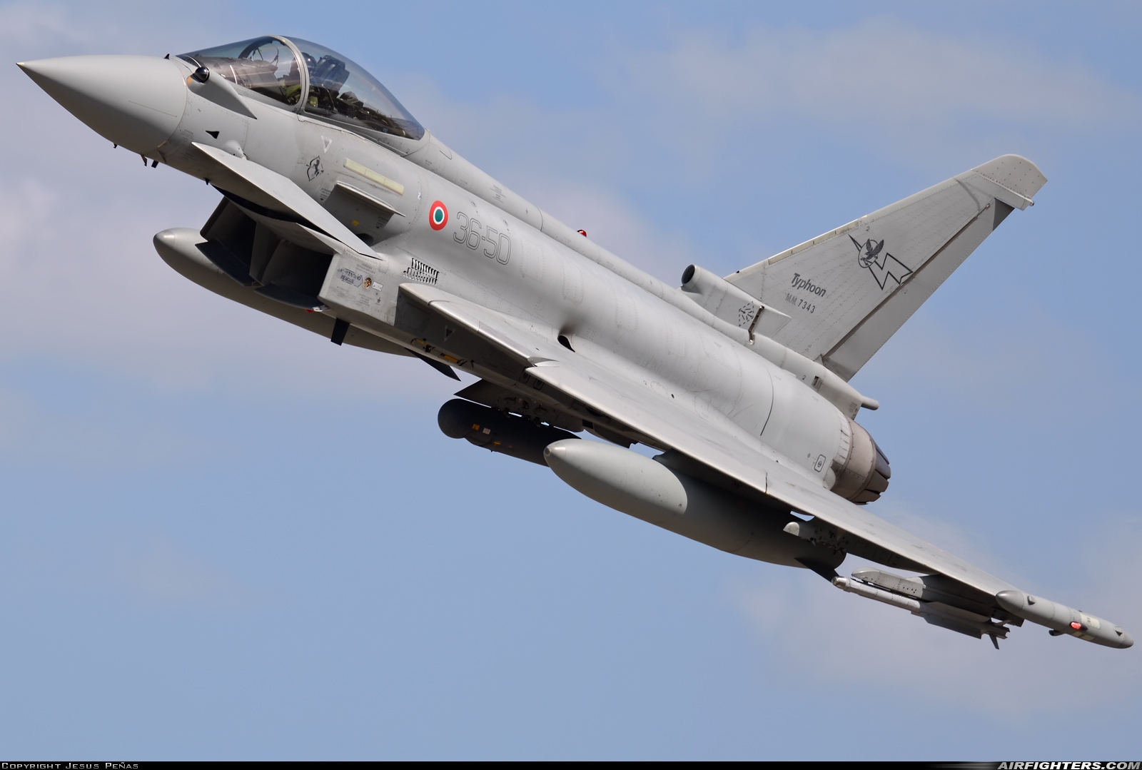 Italy - Air Force Eurofighter F-2000A Typhoon (EF-2000S) MM7343 at Beja (BA11) (LPBJ), Portugal