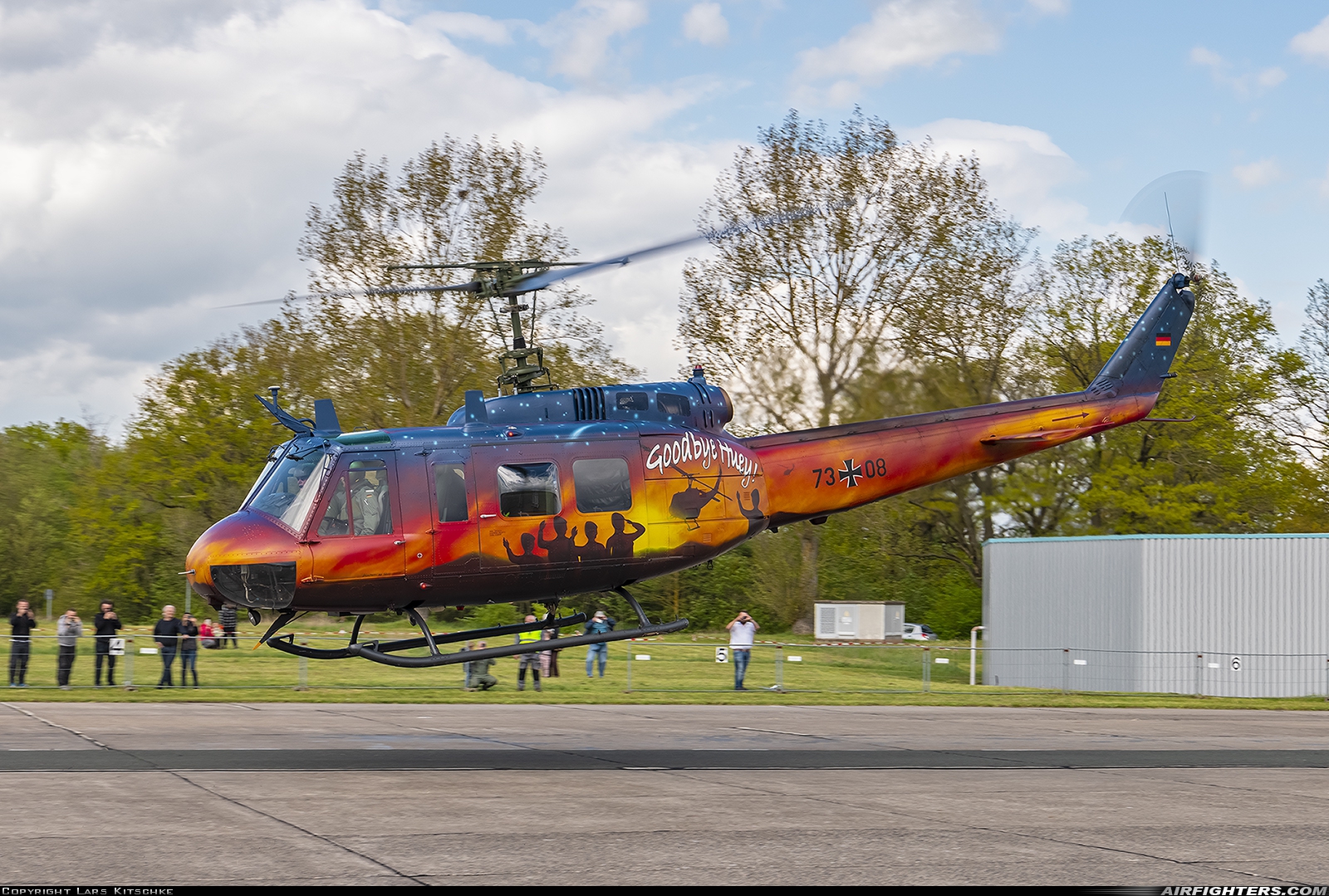 Germany - Army Bell UH-1D Iroquois (205) 73+08 at Eisenach (EDGE), Germany