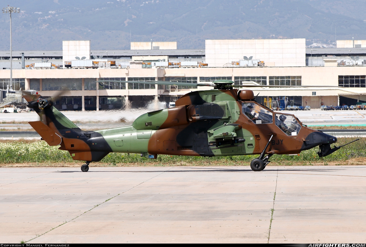 France - Army Eurocopter EC-665 Tiger HAP 6025 at Malaga (AGP / LEMG), Spain