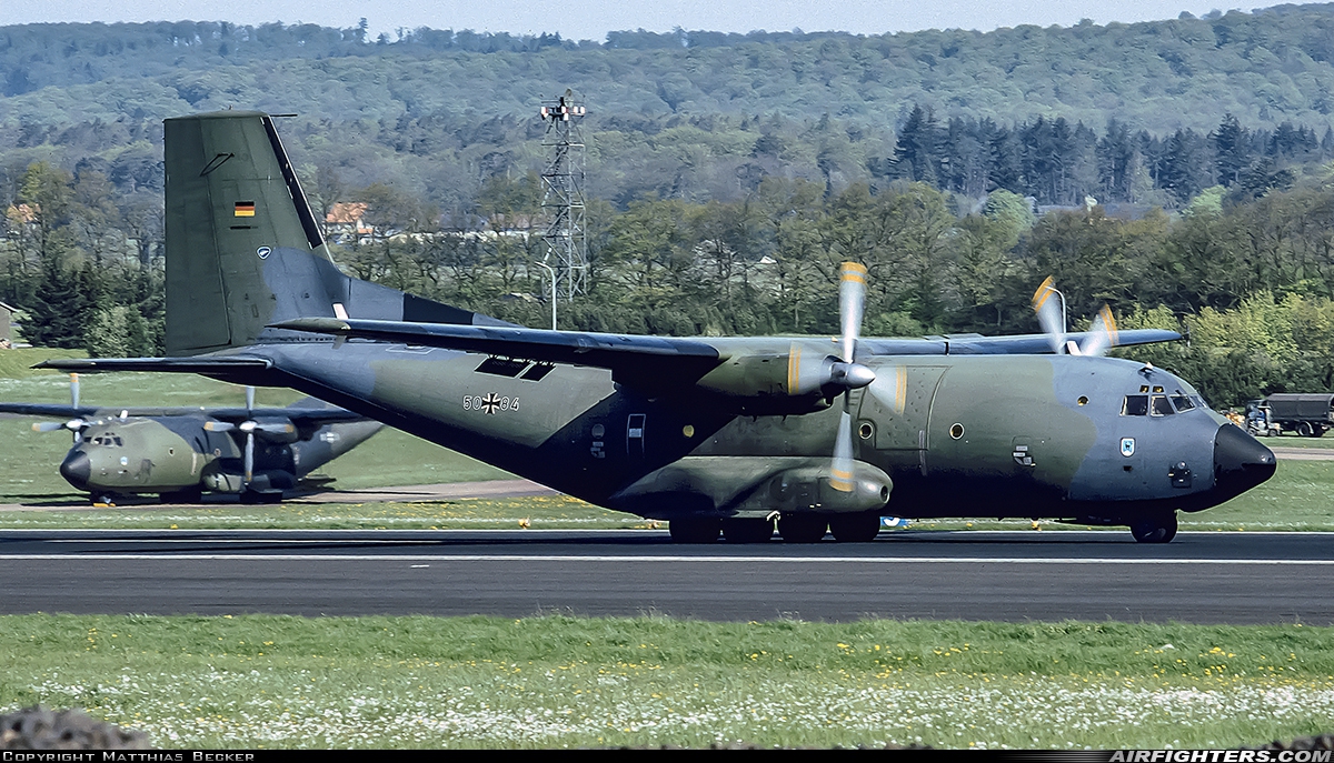 Germany - Air Force Transport Allianz C-160D 50+84 at Pferdsfeld (ETSP), Germany