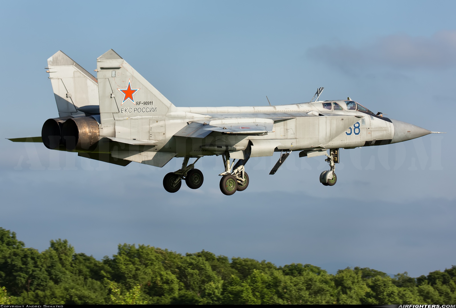 Russia - Air Force Mikoyan-Gurevich MiG-31BM RF-90911 at Withheld, Russia