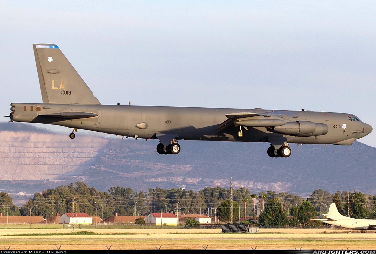 USA - Air Force Boeing B-52H Stratofortress 60-0013 at Seville - Moron de la Frontera (OZP / LEMO), Spain