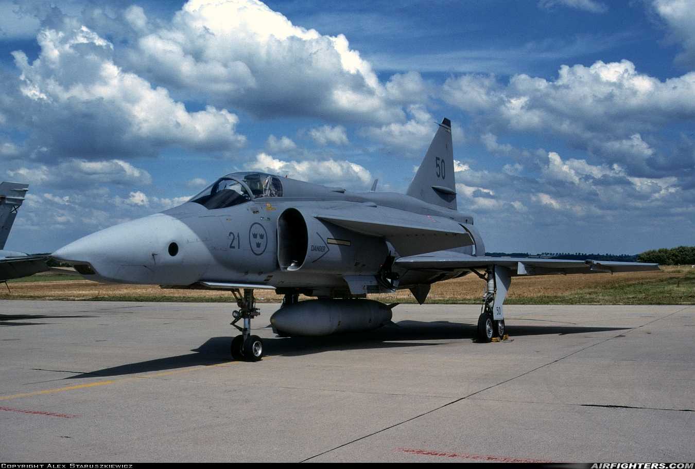 Sweden - Air Force Saab AJSF37 Viggen 37951 at Florennes (EBFS), Belgium