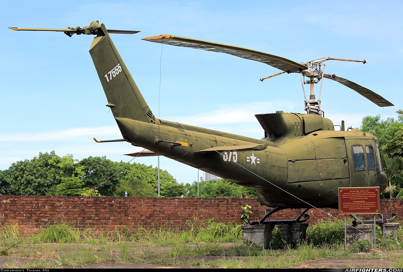 USA - Army Bell UH-1H Iroquois (205) 67-17555 at Off-Airport - Da Nang, Vietnam