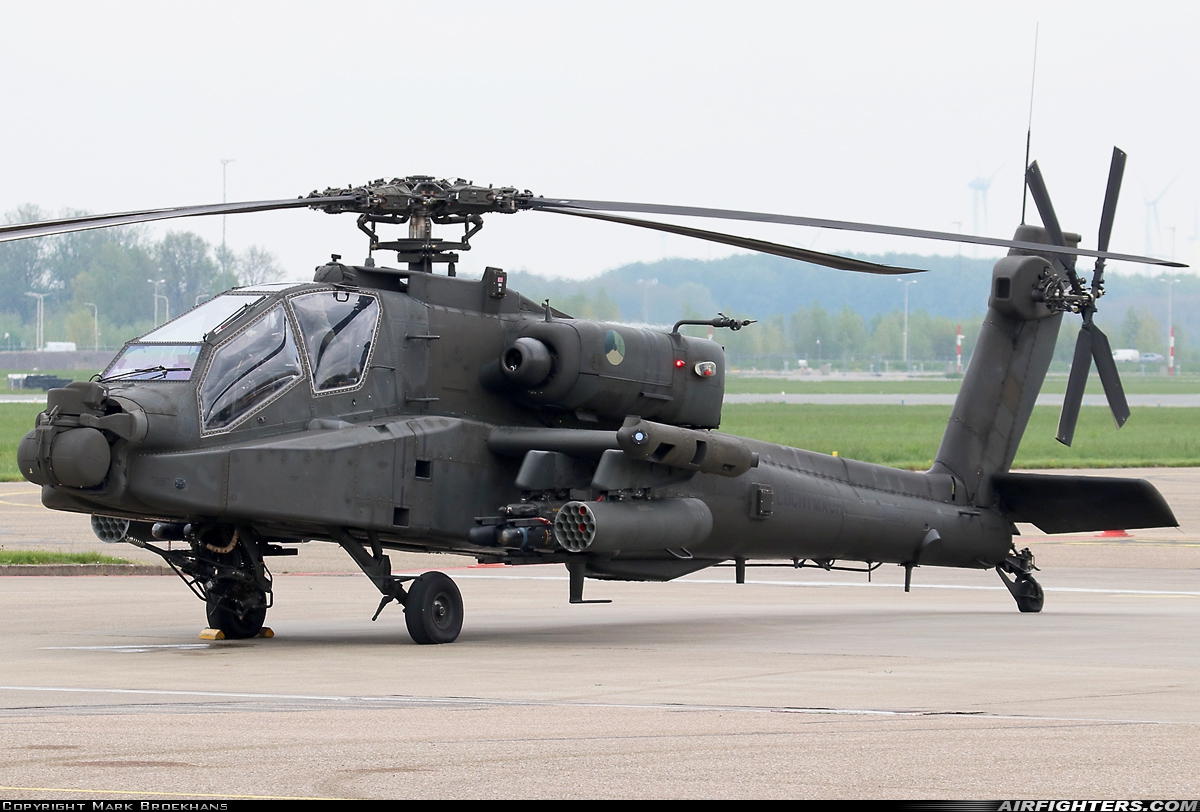 Netherlands - Air Force Boeing AH-64DN Apache Longbow Q-16 at Lelystad (LEY / EHLE), Netherlands