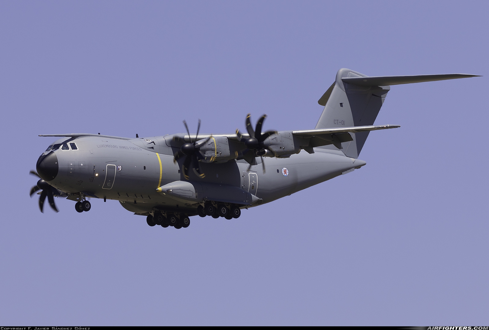 Luxembourg - Luxembourg Armed Forces Airbus A400M-180 Atlas CT-01 at Madrid - Torrejon (TOJ / LETO), Spain
