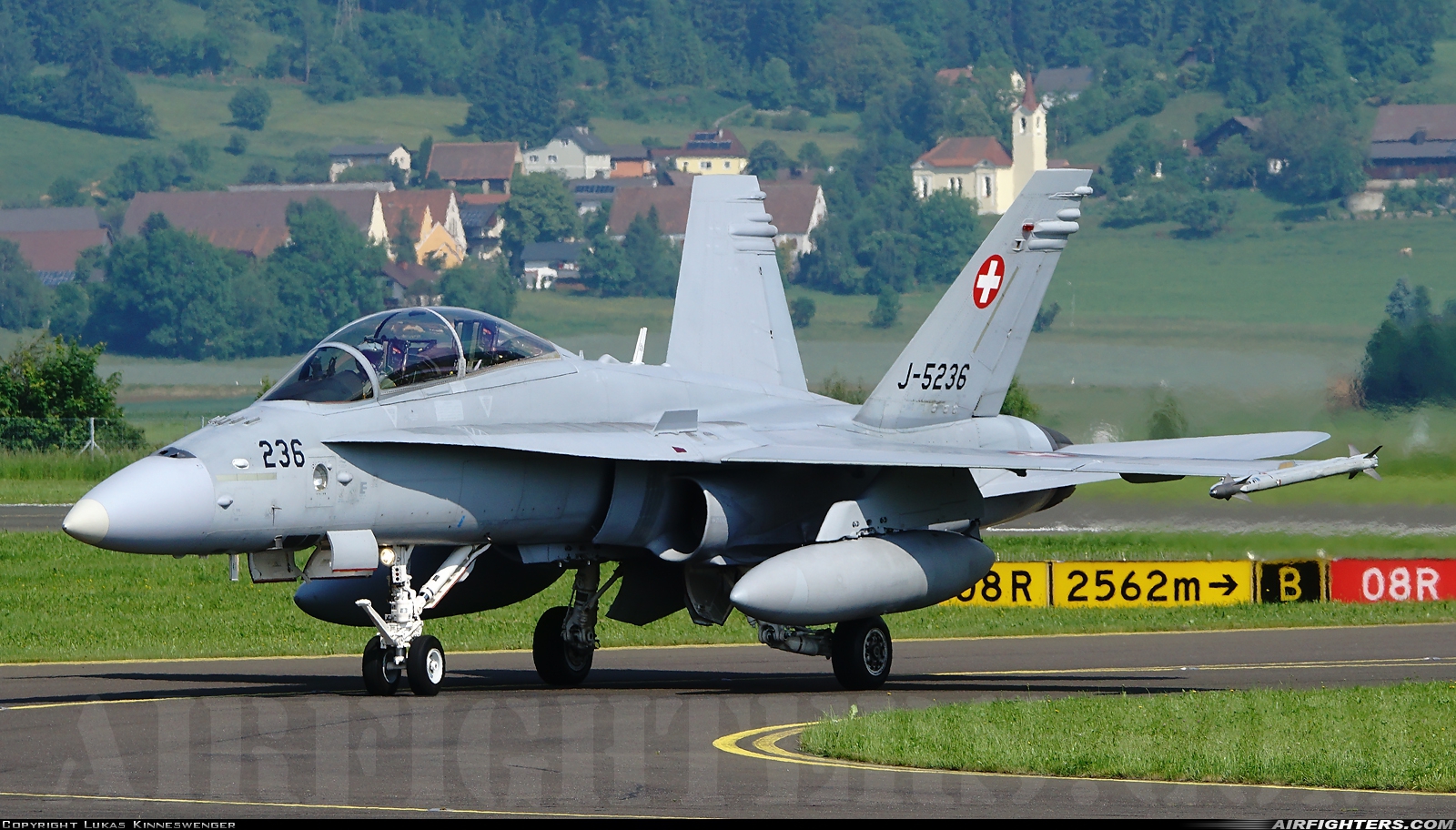 Switzerland - Air Force McDonnell Douglas F/A-18D Hornet J-5236 at Zeltweg (LOXZ), Austria