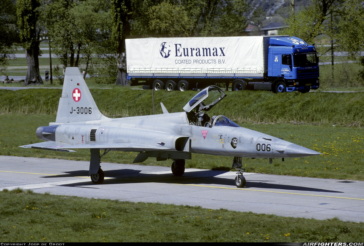 Switzerland - Air Force Northrop F-5E Tiger II J-3006 at Turtman (LSMJ), Switzerland