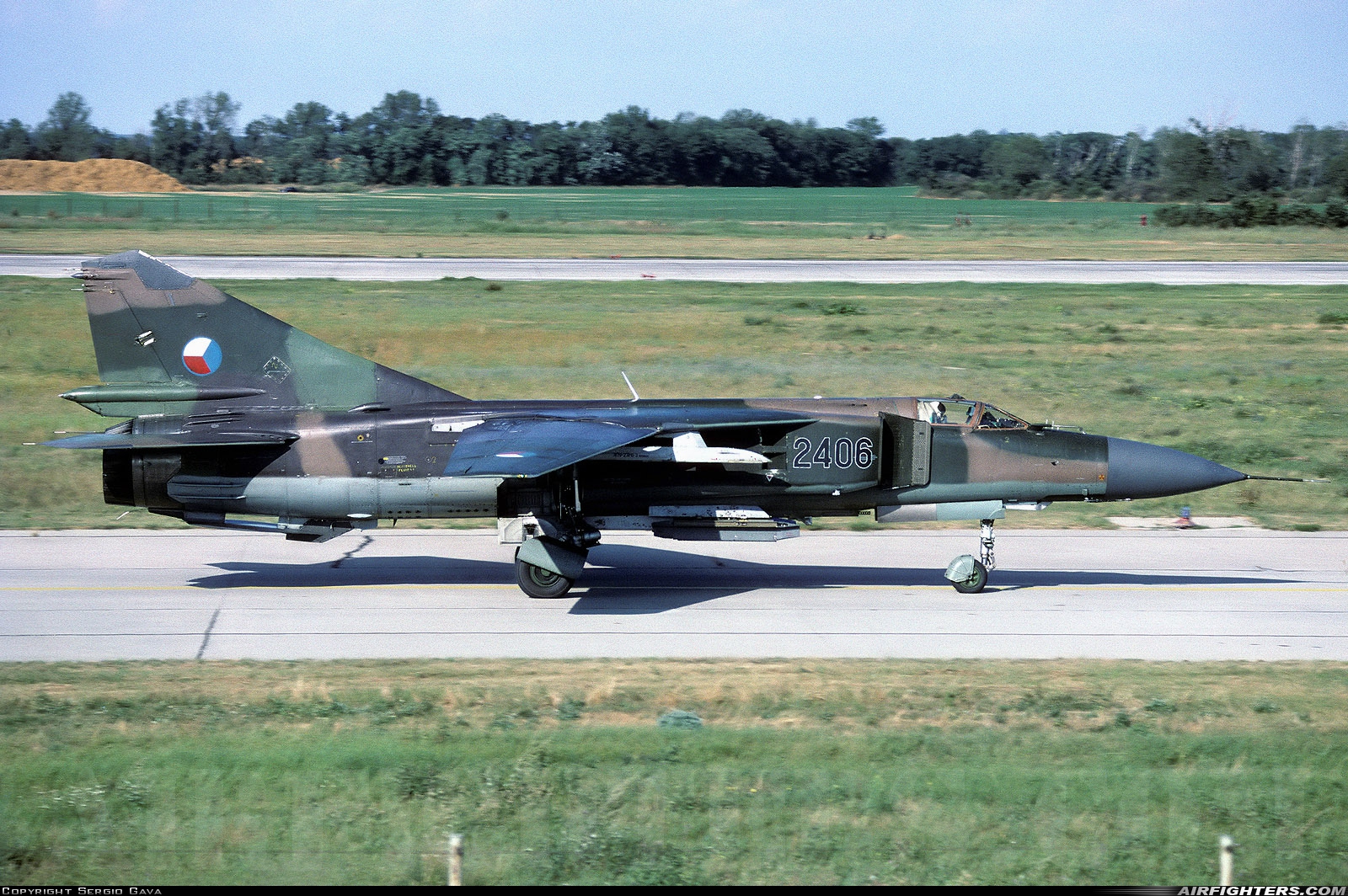 Czech Republic Mikoyan-Gurevich MiG-23ML 2406 at Bratislava - M.R. Stefanik (Ivanka) (BTS / LZIB), Slovakia