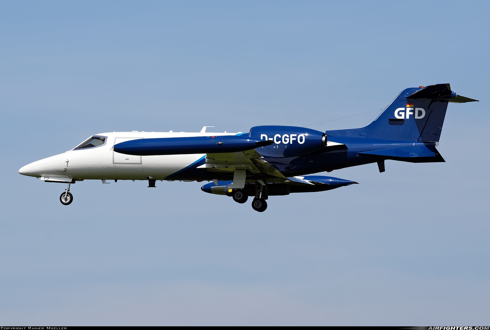 Company Owned - GFD Learjet 35A D-CGFO at Schleswig (- Jagel) (WBG / ETNS), Germany