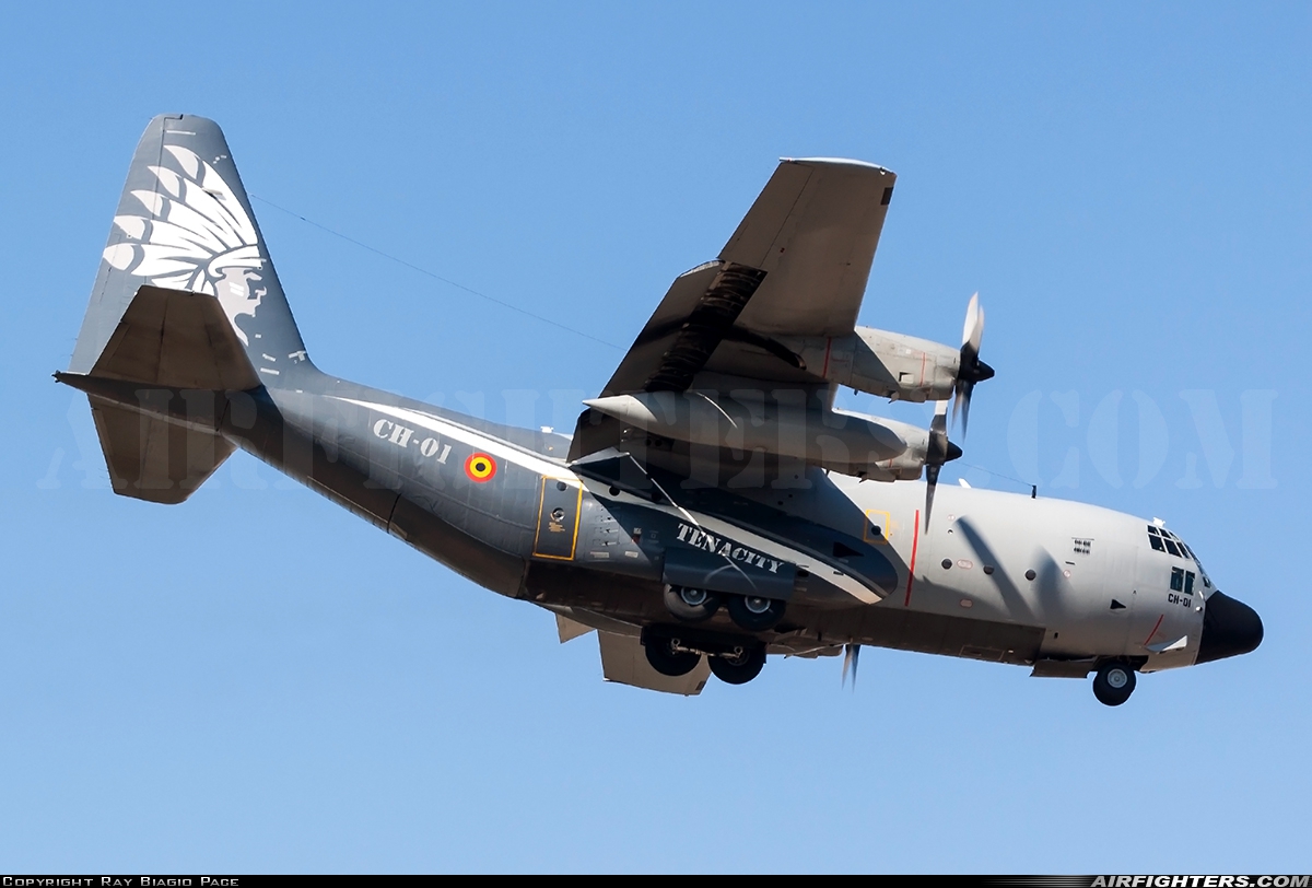 Belgium - Air Force Lockheed C-130H Hercules (L-382) CH-01 at Luqa - Malta International (MLA / LMML), Malta