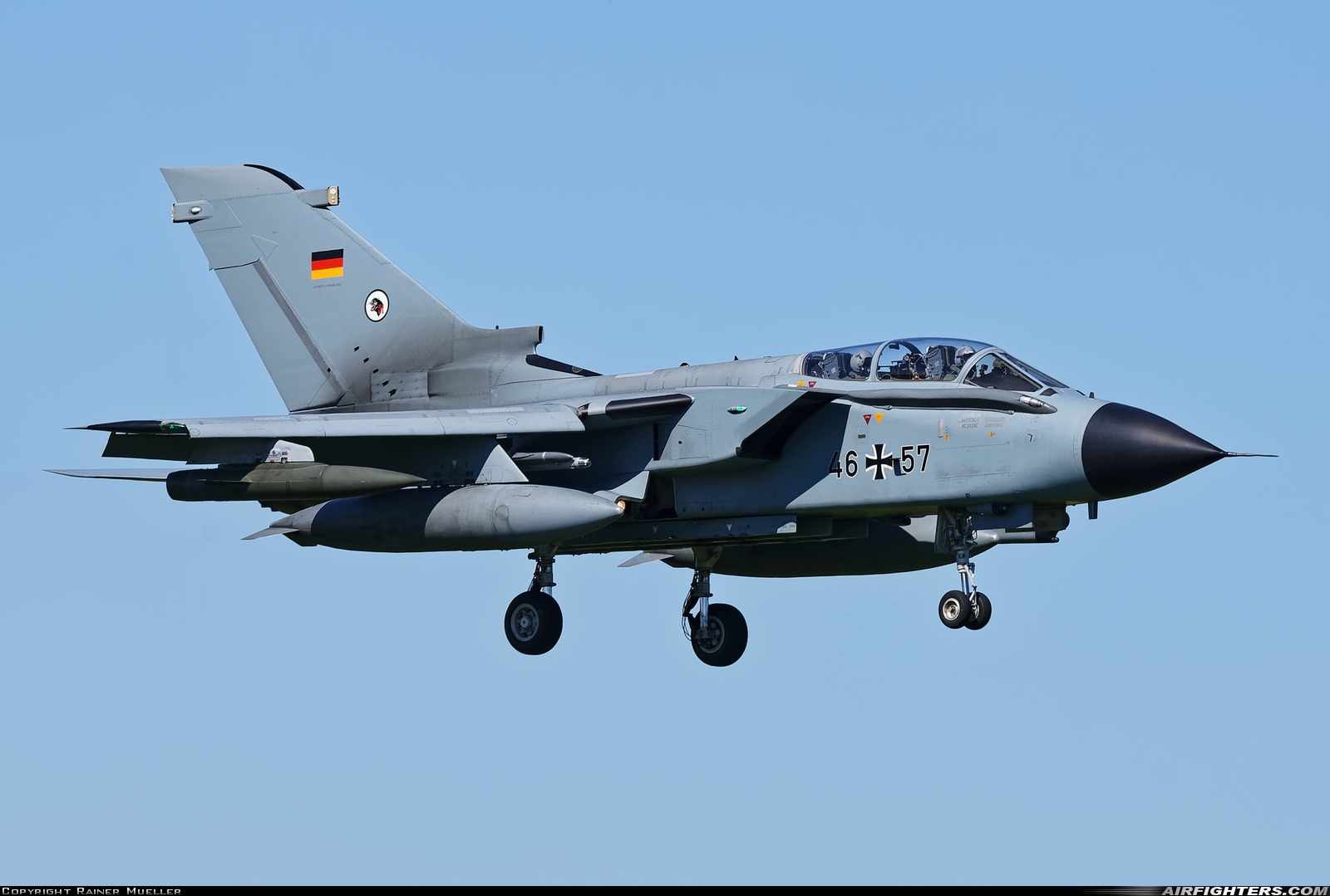 Germany - Air Force Panavia Tornado ECR 46+57 at Schleswig (- Jagel) (WBG / ETNS), Germany