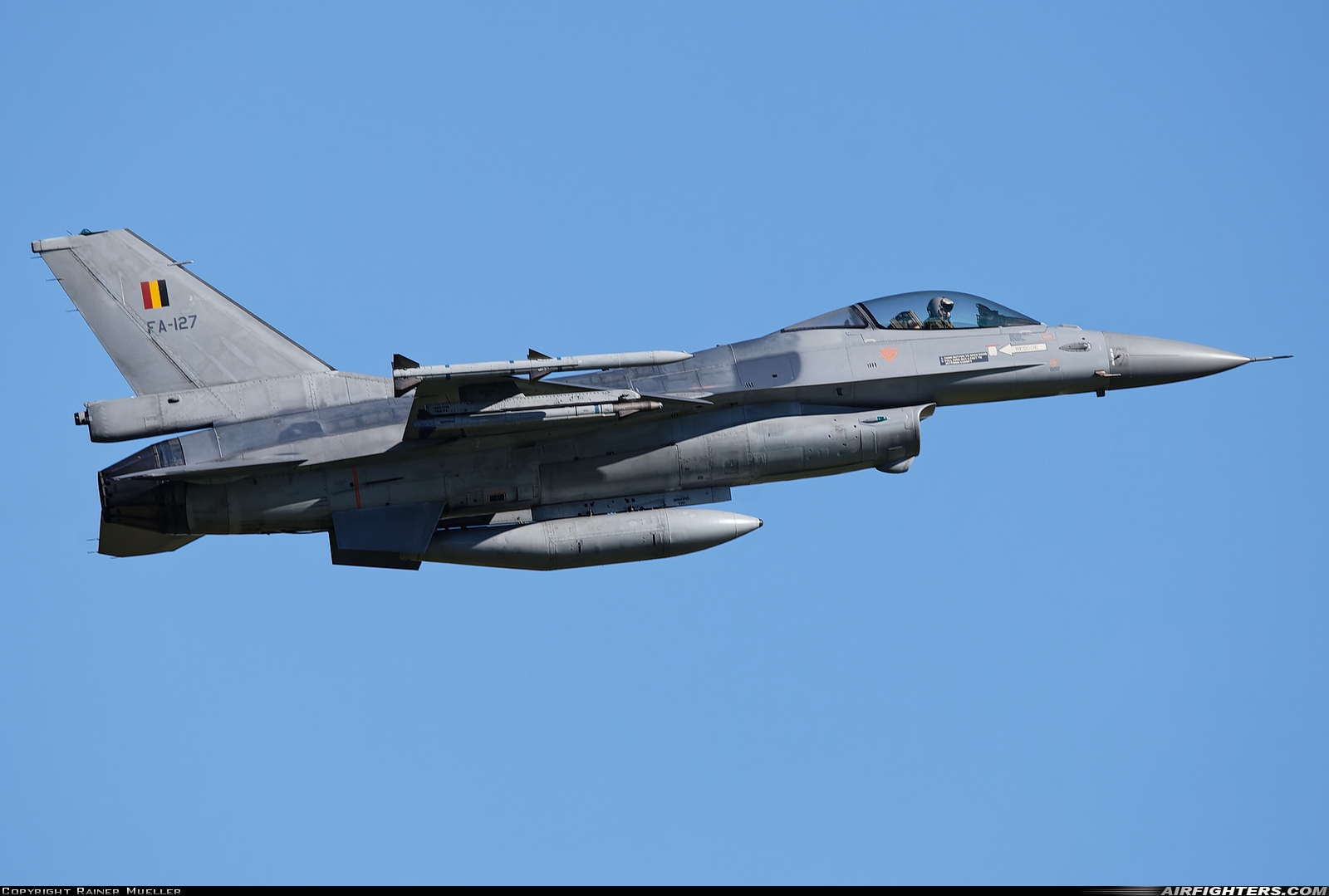 Belgium - Air Force General Dynamics F-16AM Fighting Falcon FA-127 at Leeuwarden (LWR / EHLW), Netherlands