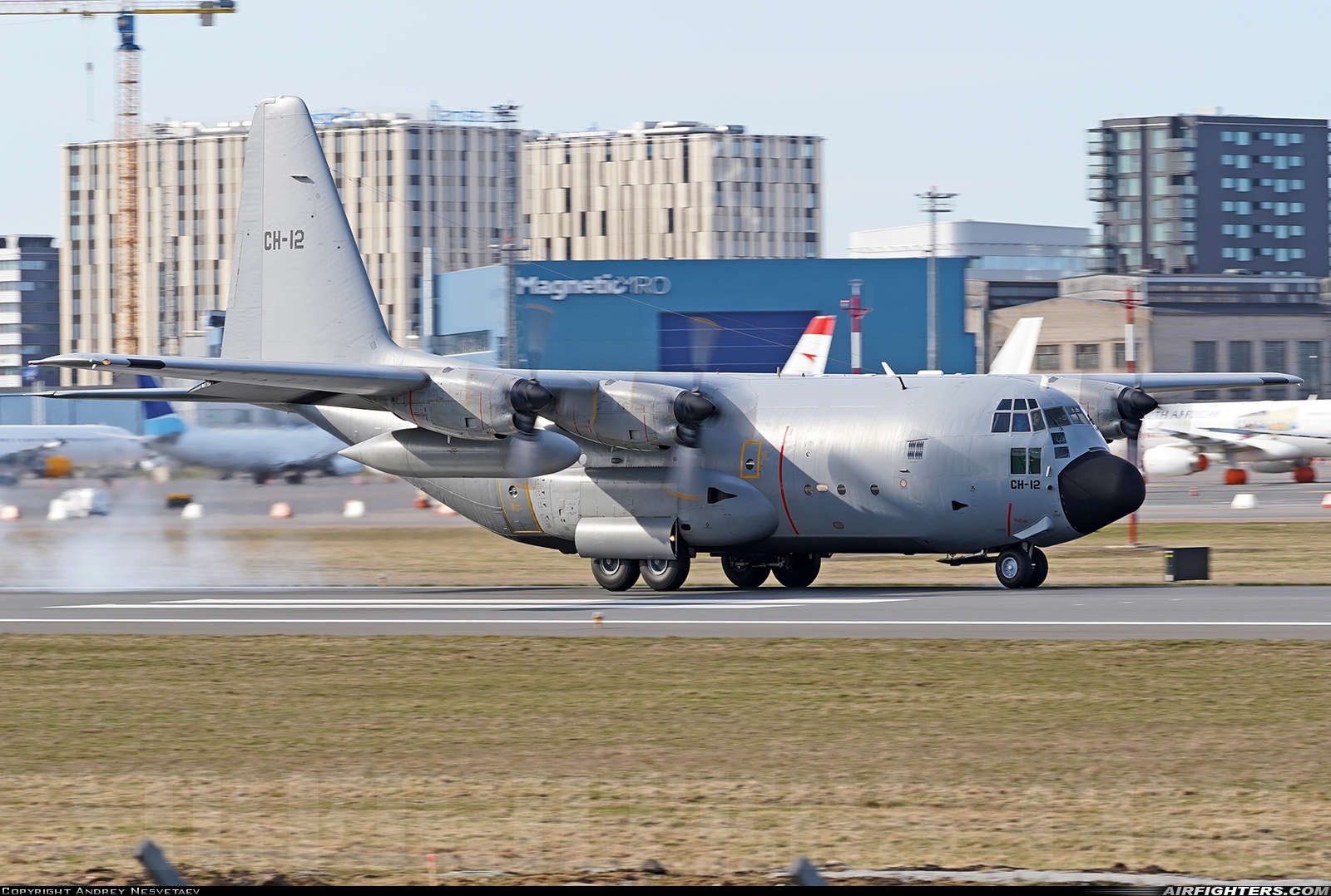 Belgium - Air Force Lockheed C-130H Hercules (L-382) CH-12 at Tallinn - Ulemiste (TLL / EETN), Estonia