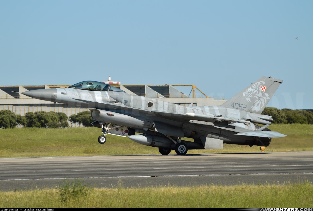 Poland - Air Force General Dynamics F-16C Fighting Falcon 4052 at Beja (BA11) (LPBJ), Portugal