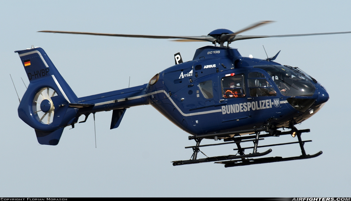 Germany - Bundespolizei Eurocopter EC-135T3 D-HVBP at Oberschleissheim (EDNX), Germany