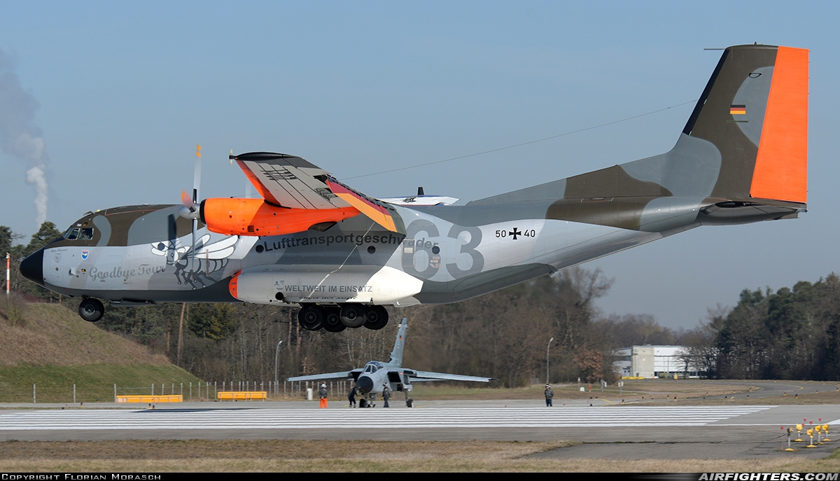 Germany - Air Force Transport Allianz C-160D 50+40 at Ingolstadt - Manching (ETSI), Germany