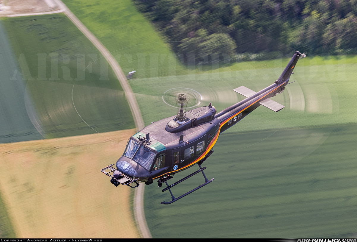 Germany - Air Force Bell UH-1D Iroquois (205) 98+98 at In Flight, Germany