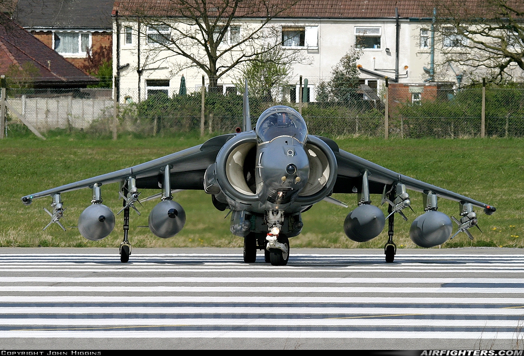 UK - Air Force British Aerospace Harrier GR.7 ZD319 at Warton (EGNO), UK