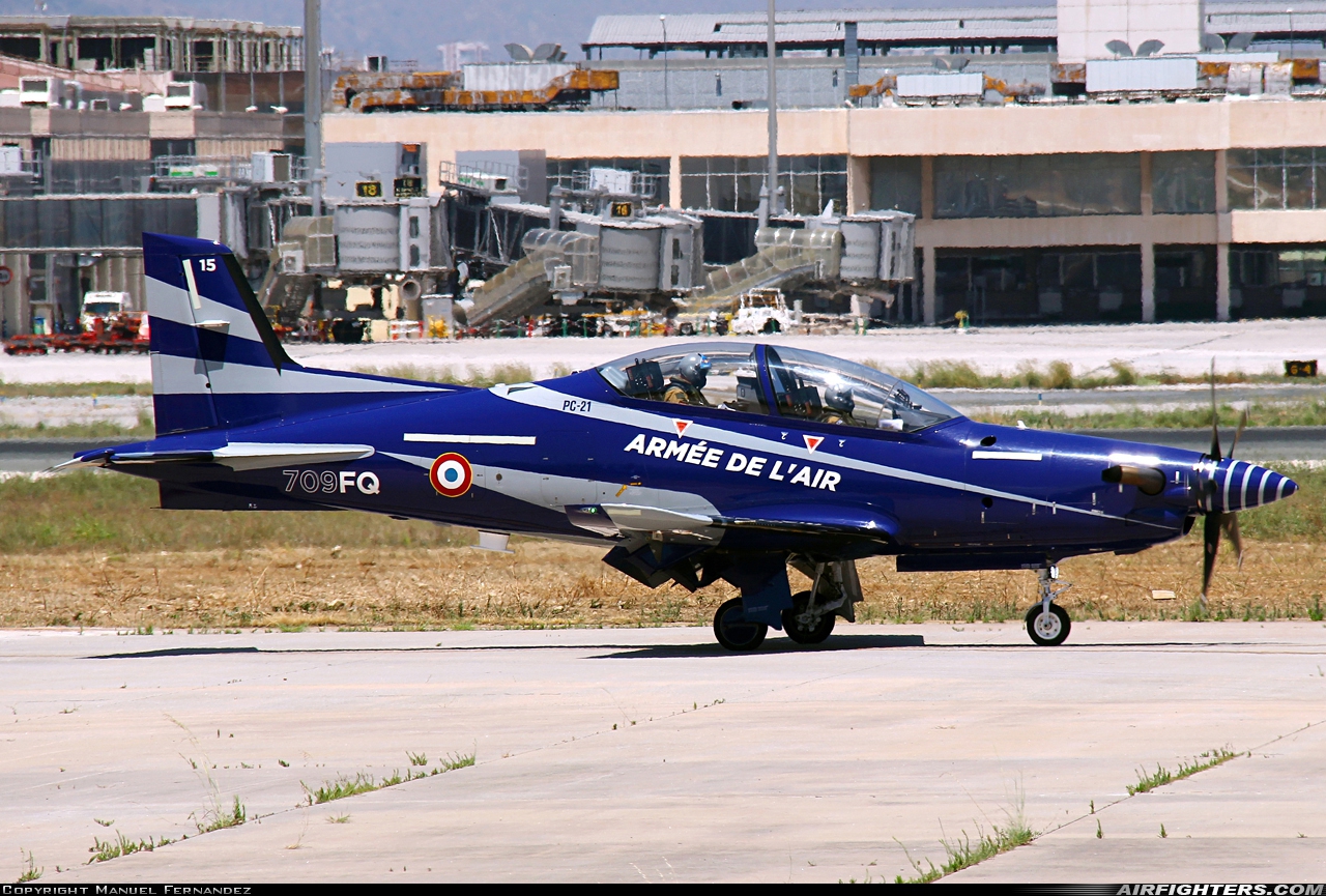 France - Air Force Pilatus PC-21 15 at Malaga (AGP / LEMG), Spain