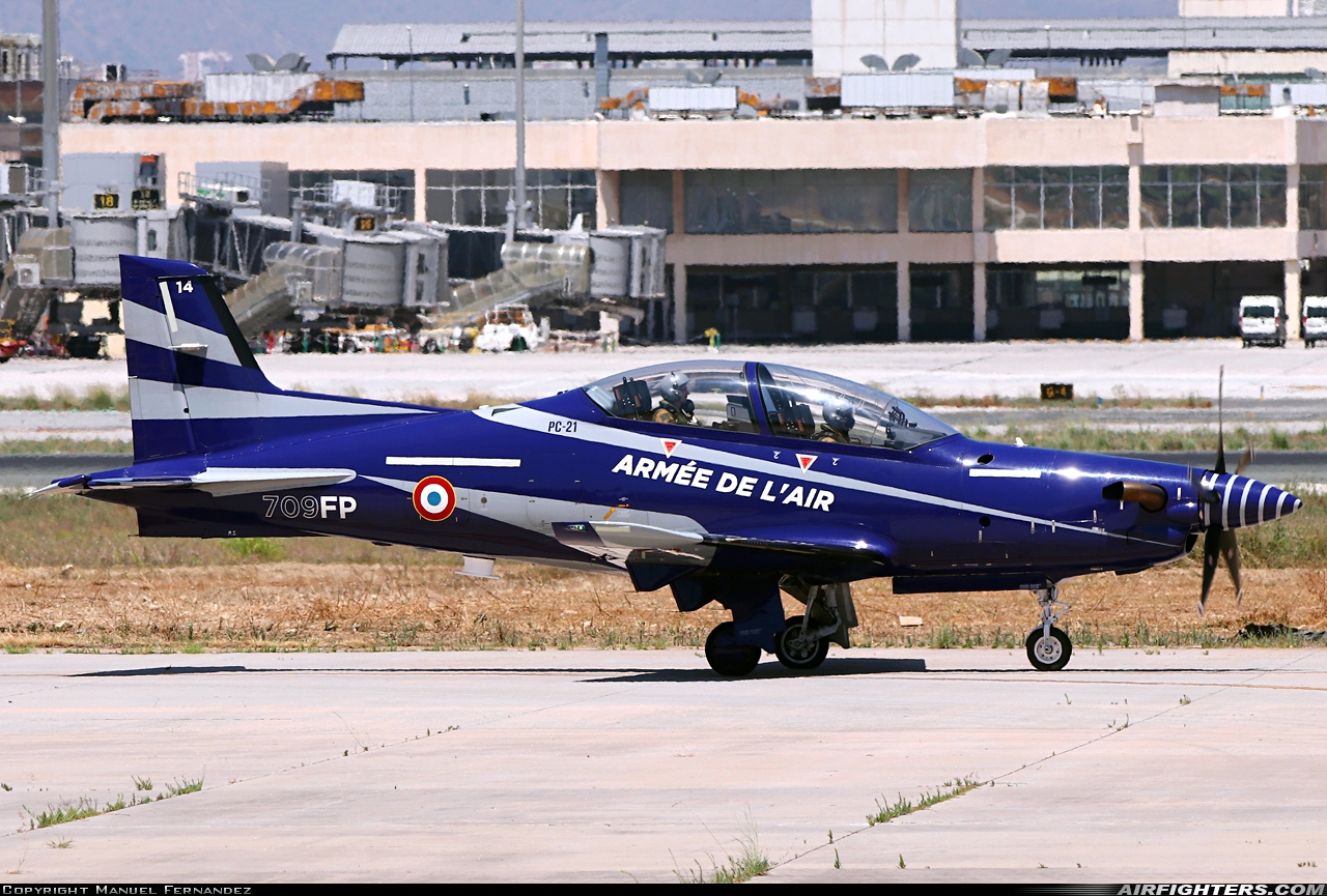 France - Air Force Pilatus PC-21 14 at Malaga (AGP / LEMG), Spain