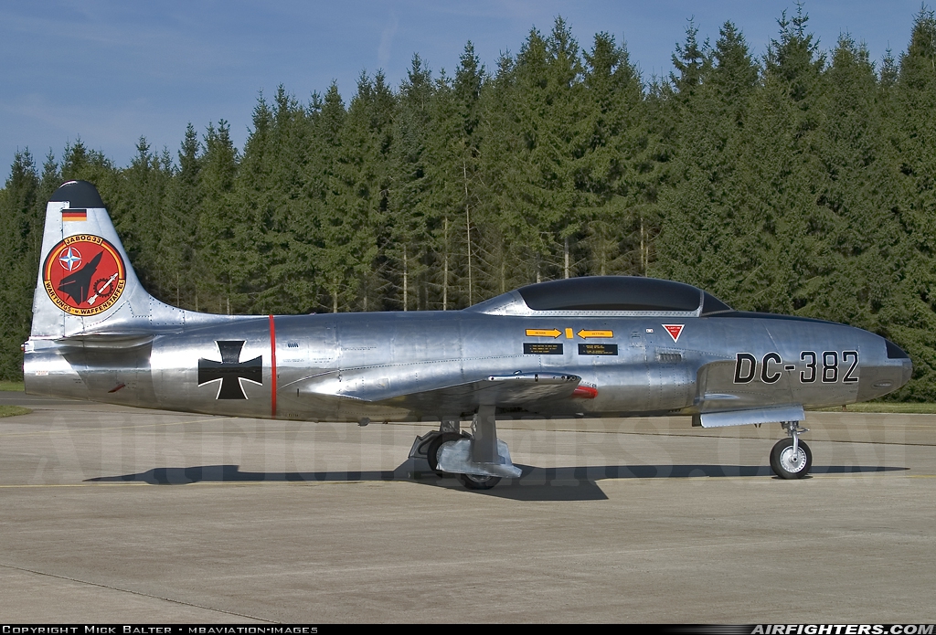 Germany - Air Force Lockheed T-33A Shooting Star 94+34 at Buchel (ETSB), Germany