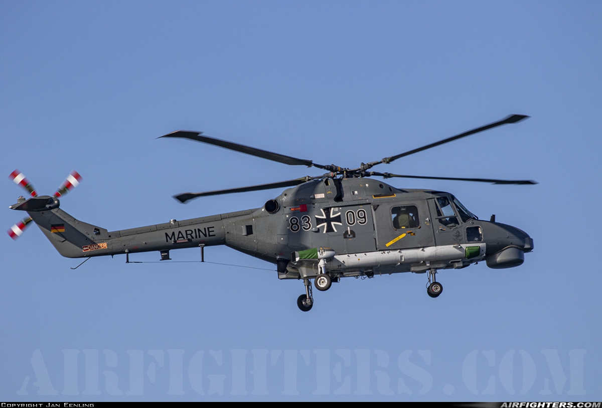 Germany - Navy Westland WG-13 Super Lynx Mk88A 83+09 at Off-Airport - Baltic Sea, International Airspace