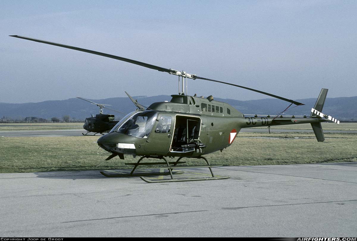 Austria - Air Force Bell OH-58B Kiowa 3C-OL at Tulln - Langenlebarn (LOXT), Austria