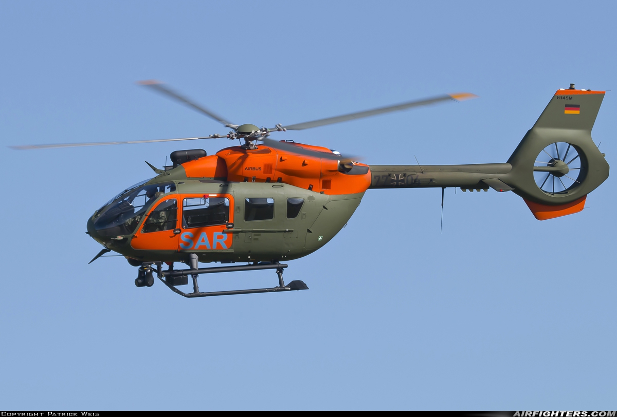 Germany - Army Eurocopter EC-645T2 77+04 at Niederstetten (ETHN), Germany