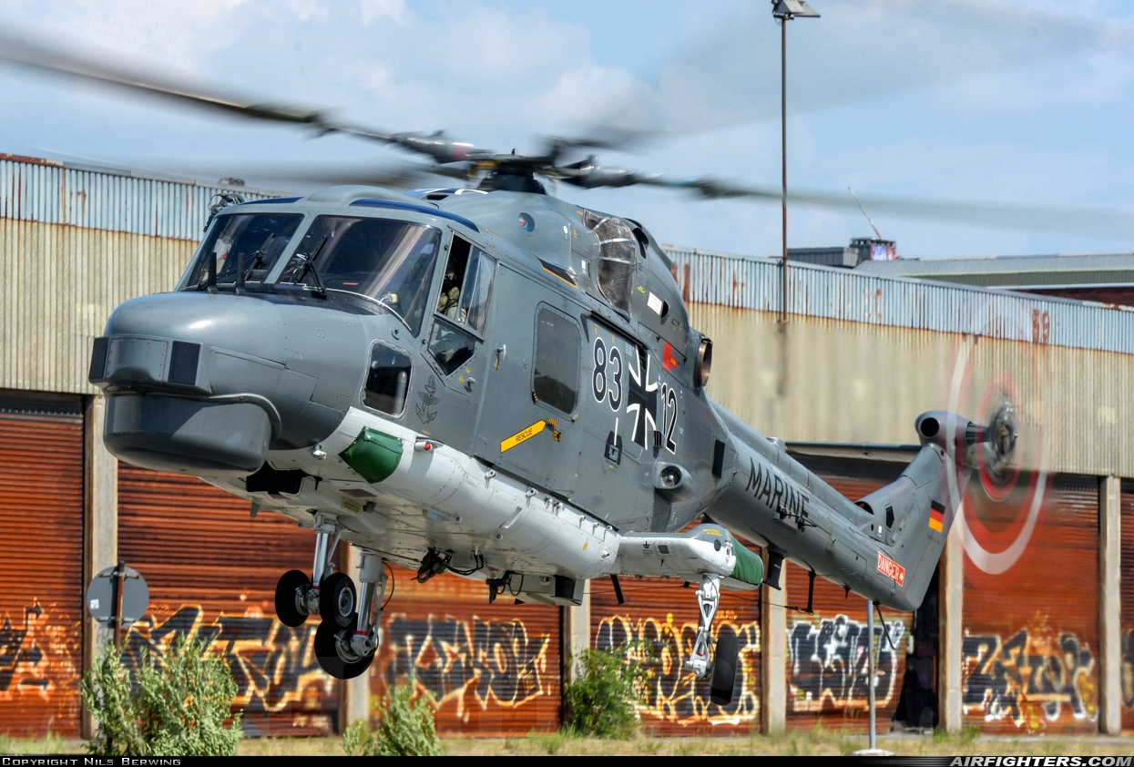 Germany - Navy Westland WG-13 Super Lynx Mk88A 83+12 at Off-Airport - Hamburg Harbour, Germany