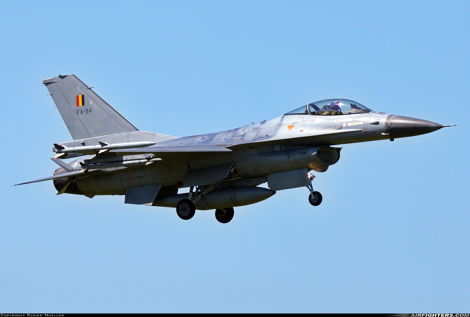 Belgium - Air Force General Dynamics F-16AM Fighting Falcon FA-94 at Leeuwarden (LWR / EHLW), Netherlands