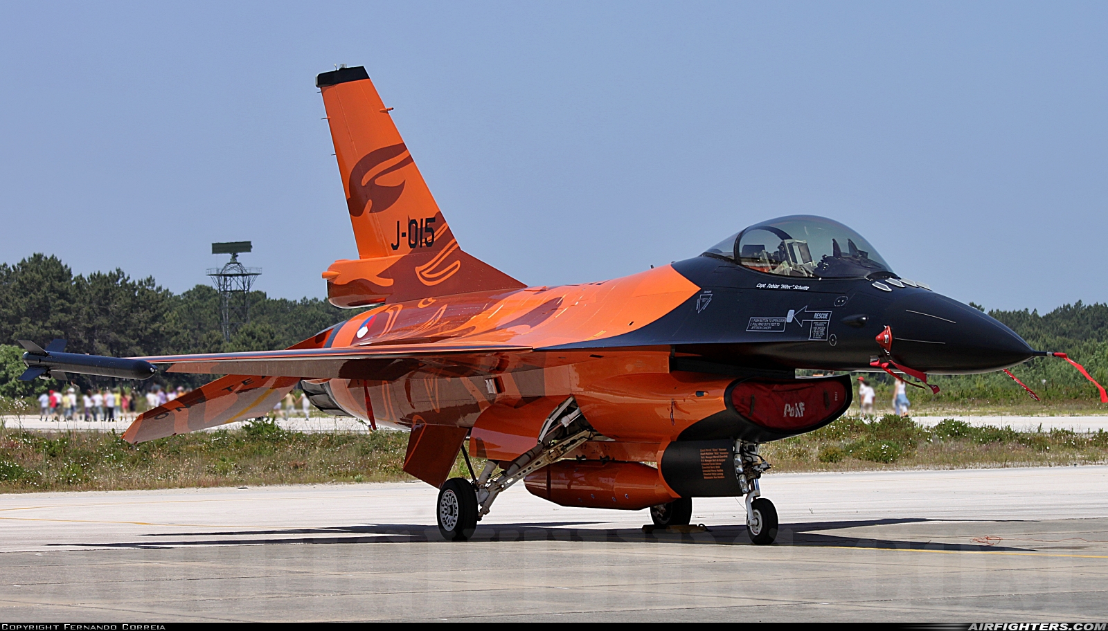 Netherlands - Air Force General Dynamics F-16AM Fighting Falcon J-015 at Monte Real (BA5) (LPMR), Portugal