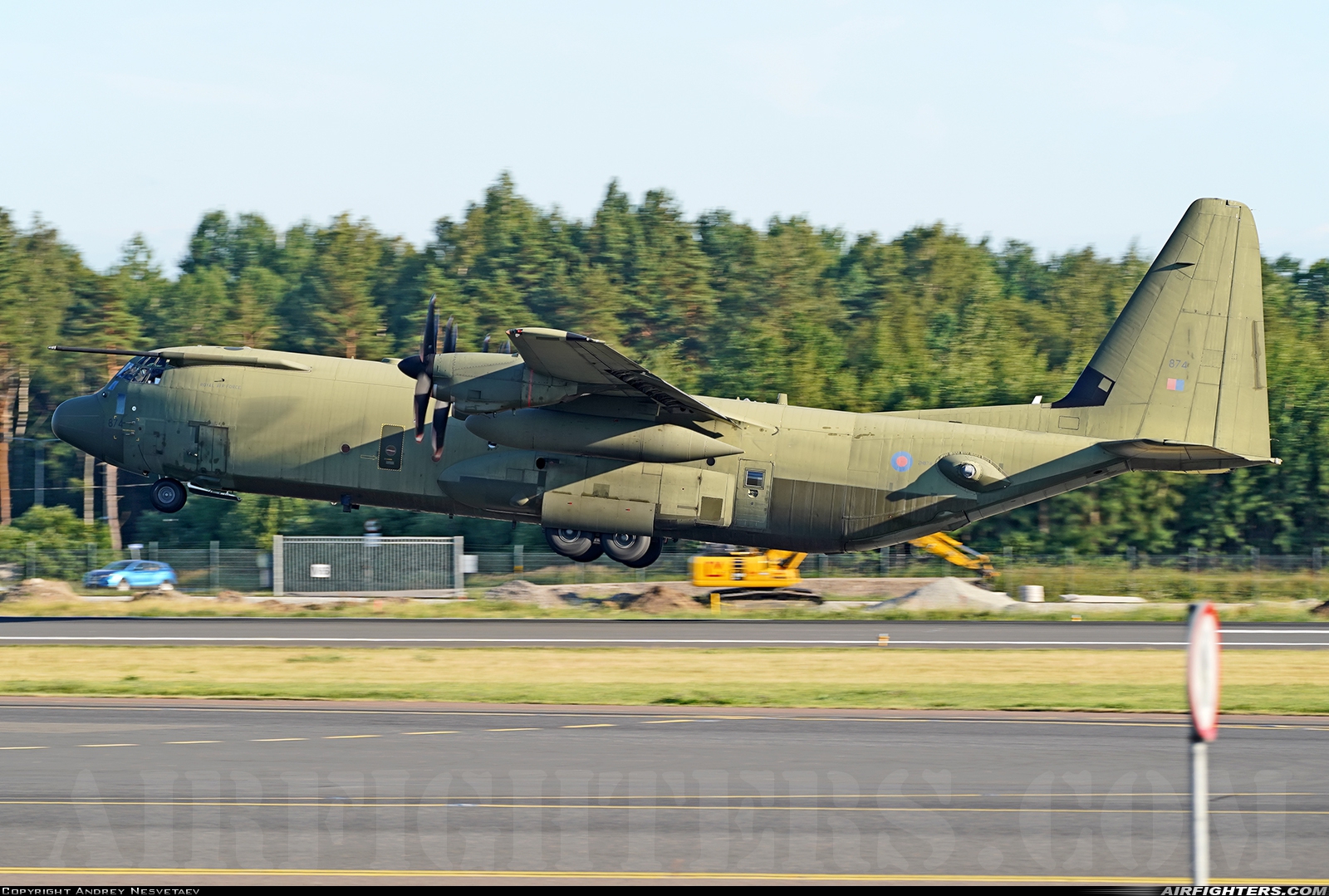 UK - Air Force Lockheed Martin Hercules C4 (C-130J-30 / L-382) ZH874 at Tallinn - Ulemiste (TLL / EETN), Estonia