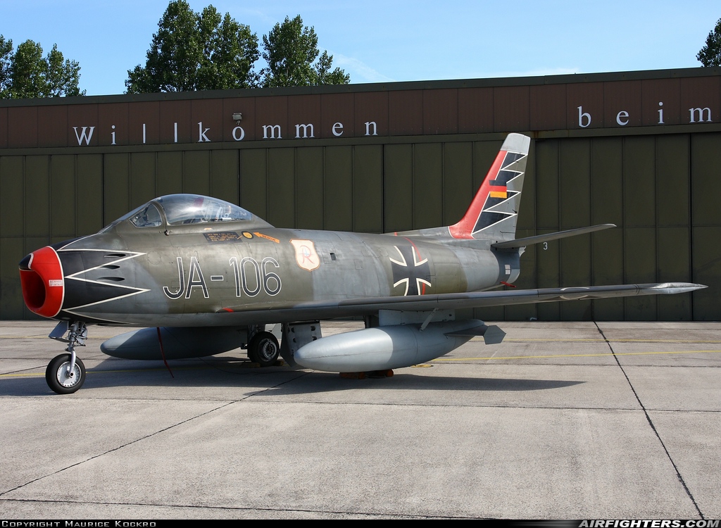 Germany - Air Force Canadair CL-13B Sabre Mk.6 JA-106 at Wittmundhafen (Wittmund) (ETNT), Germany