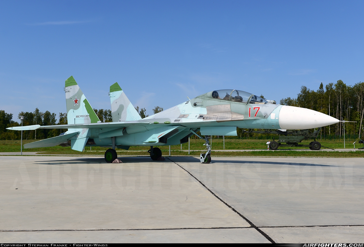 Russia - Air Force Sukhoi Su-27UB  at Off-Airport - Kubinka, Russia