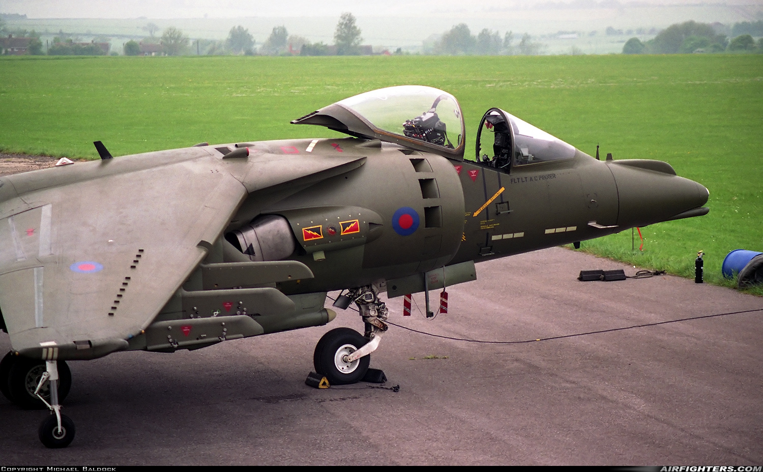 UK - Air Force British Aerospace Harrier GR.7 ZG859 at Middle Wallop (EGVP), UK
