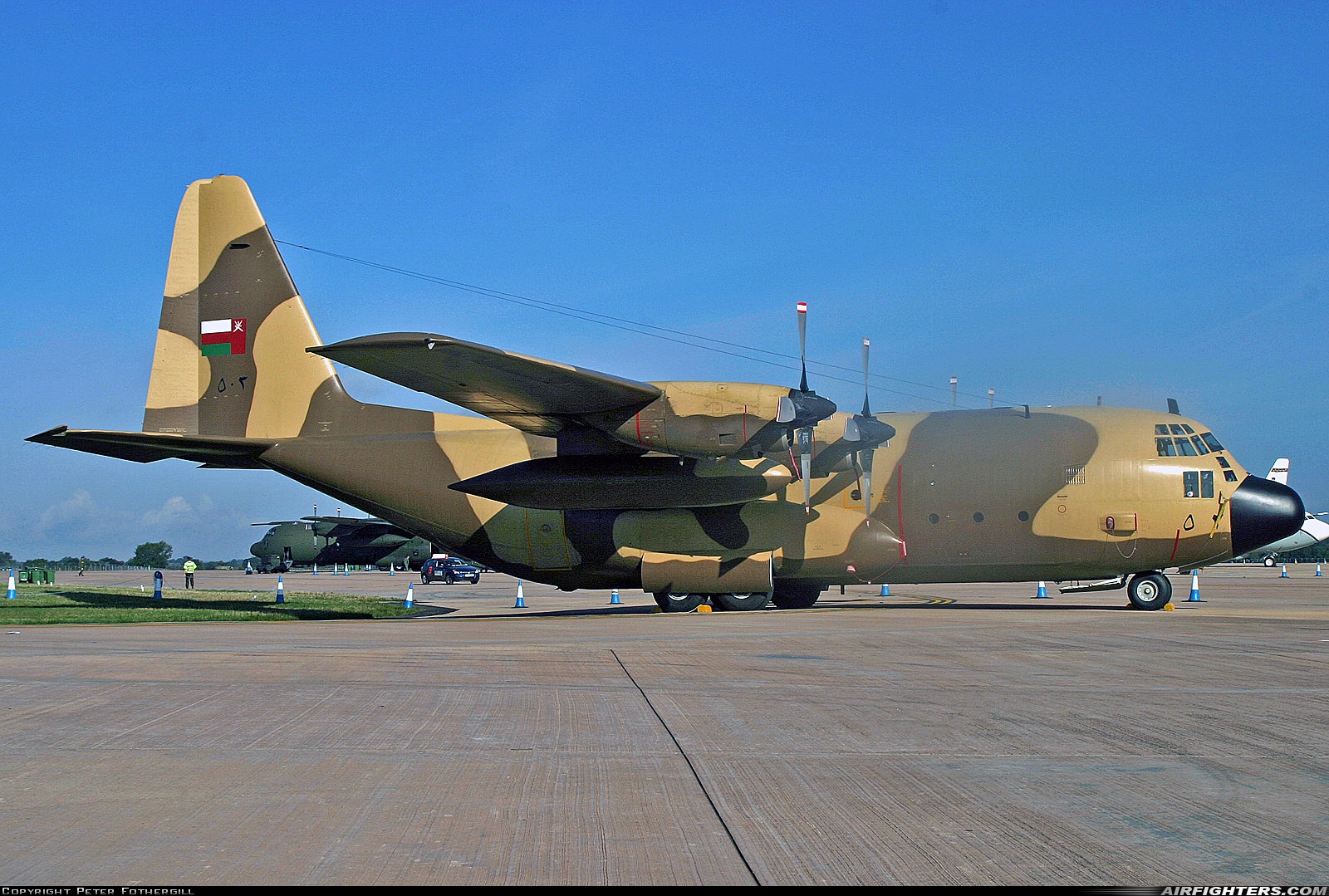 Oman - Air Force Lockheed C-130H Hercules (L-382) 503 at Fairford (FFD / EGVA), UK