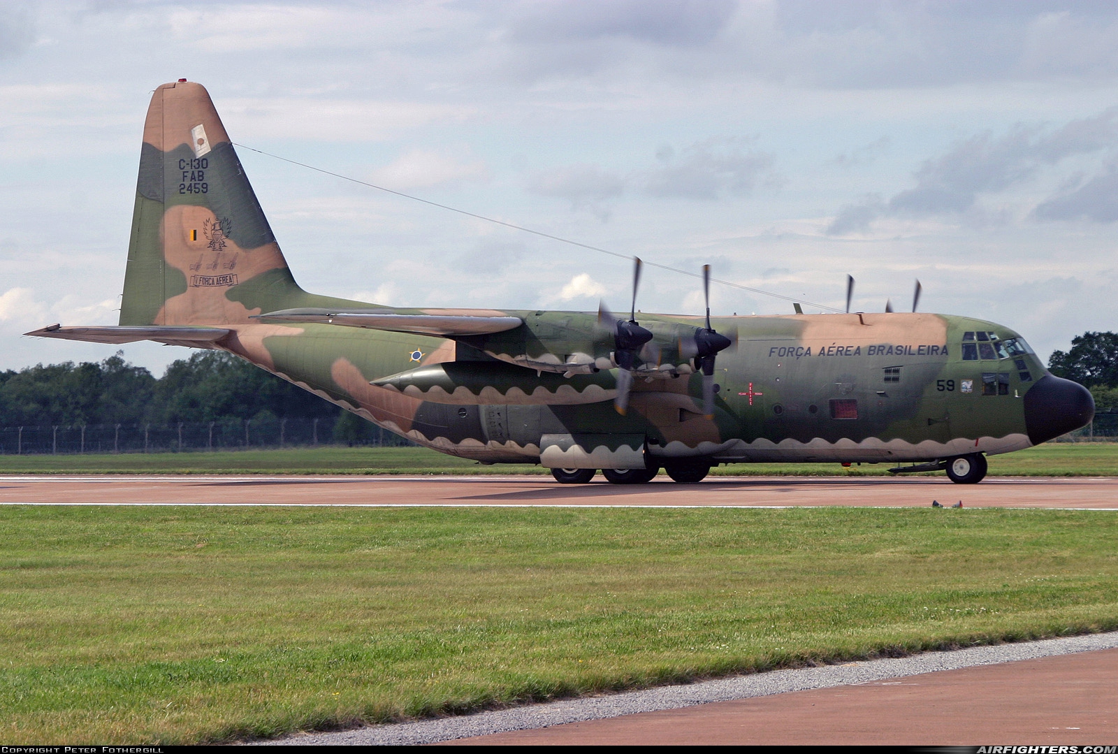 Brazil - Air Force Lockheed C-130E Hercules (L-382) 2459 at Fairford (FFD / EGVA), UK