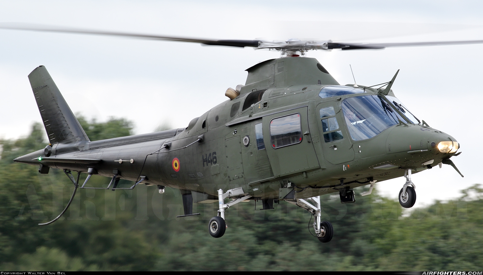 Belgium - Army Agusta A-109HO (A-109BA) H46 at Kleine Brogel (EBBL), Belgium