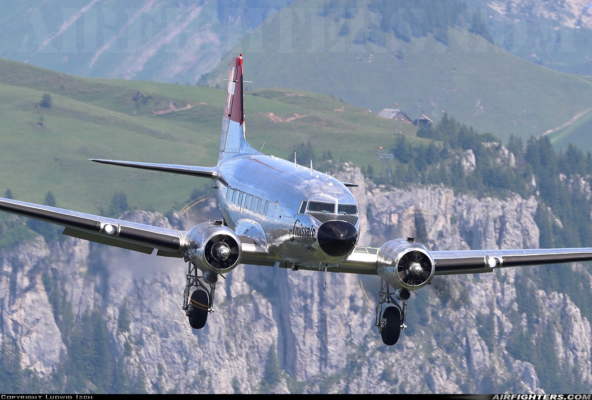 Private Douglas C-47A Skytrain N431HM at Off-Airport - Stanserhorn, Switzerland