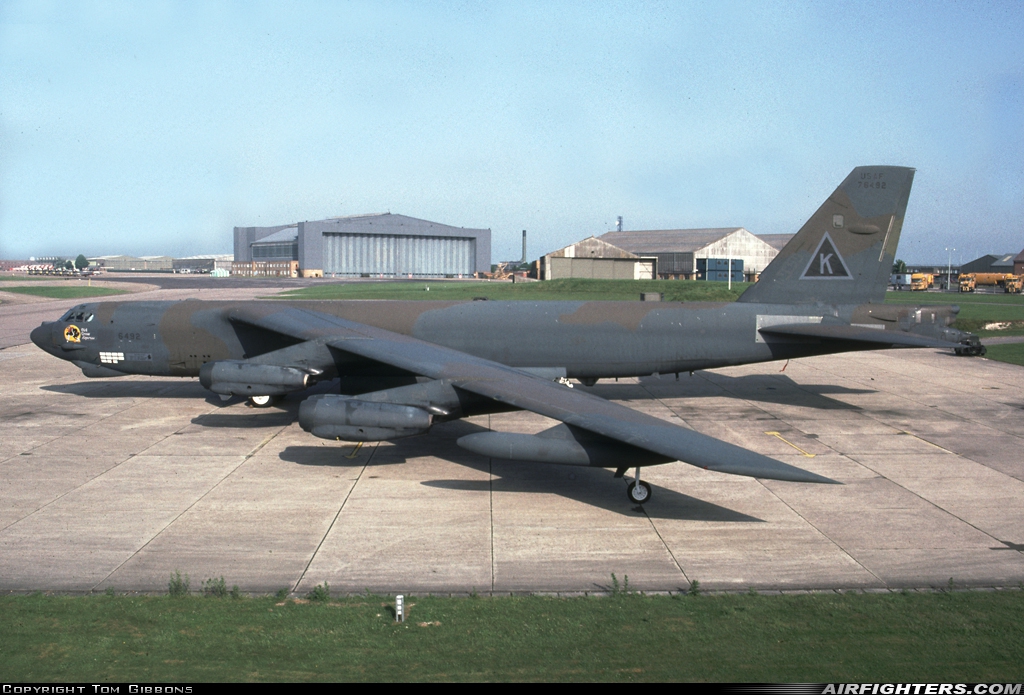 USA - Air Force Boeing B-52G Stratofortress 57-6492 at Boscombe Down (EGDM), UK