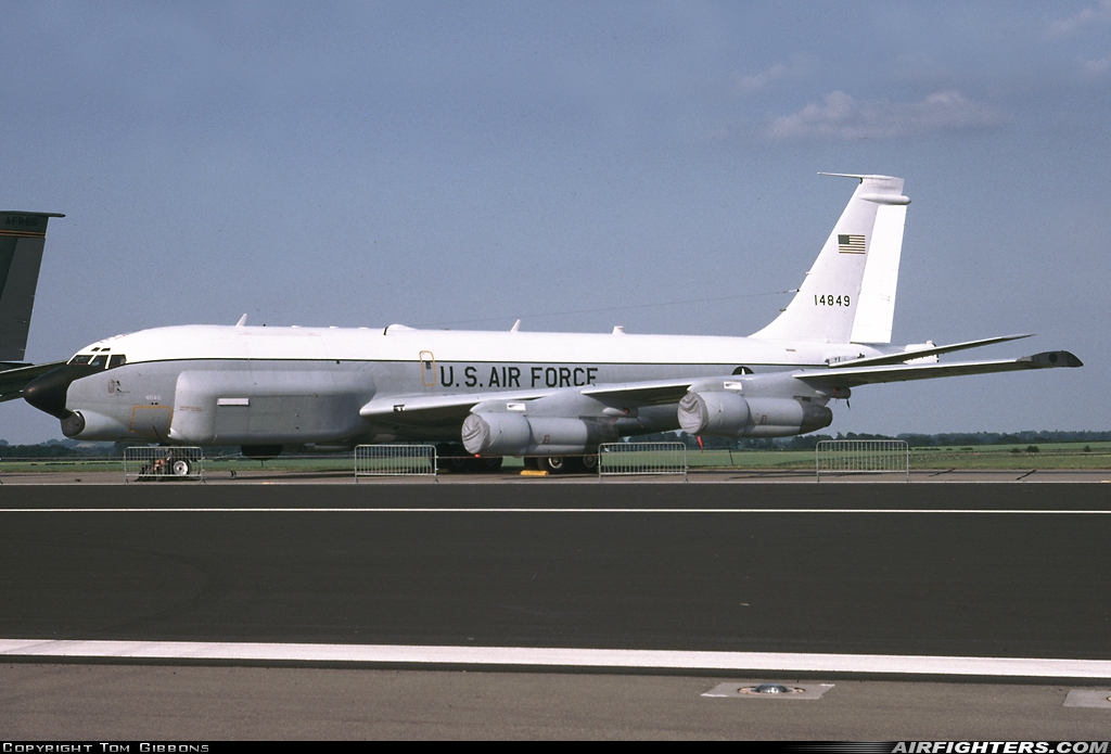 USA - Air Force Boeing RC-135U Combat Sent (739-445B) 64-14849 at Boscombe Down (EGDM), UK