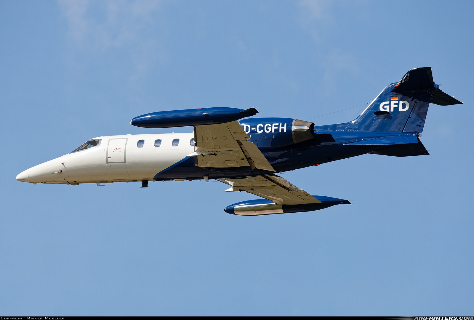 Company Owned - GFD Learjet 35A D-CGFH at Wunstorf (ETNW), Germany