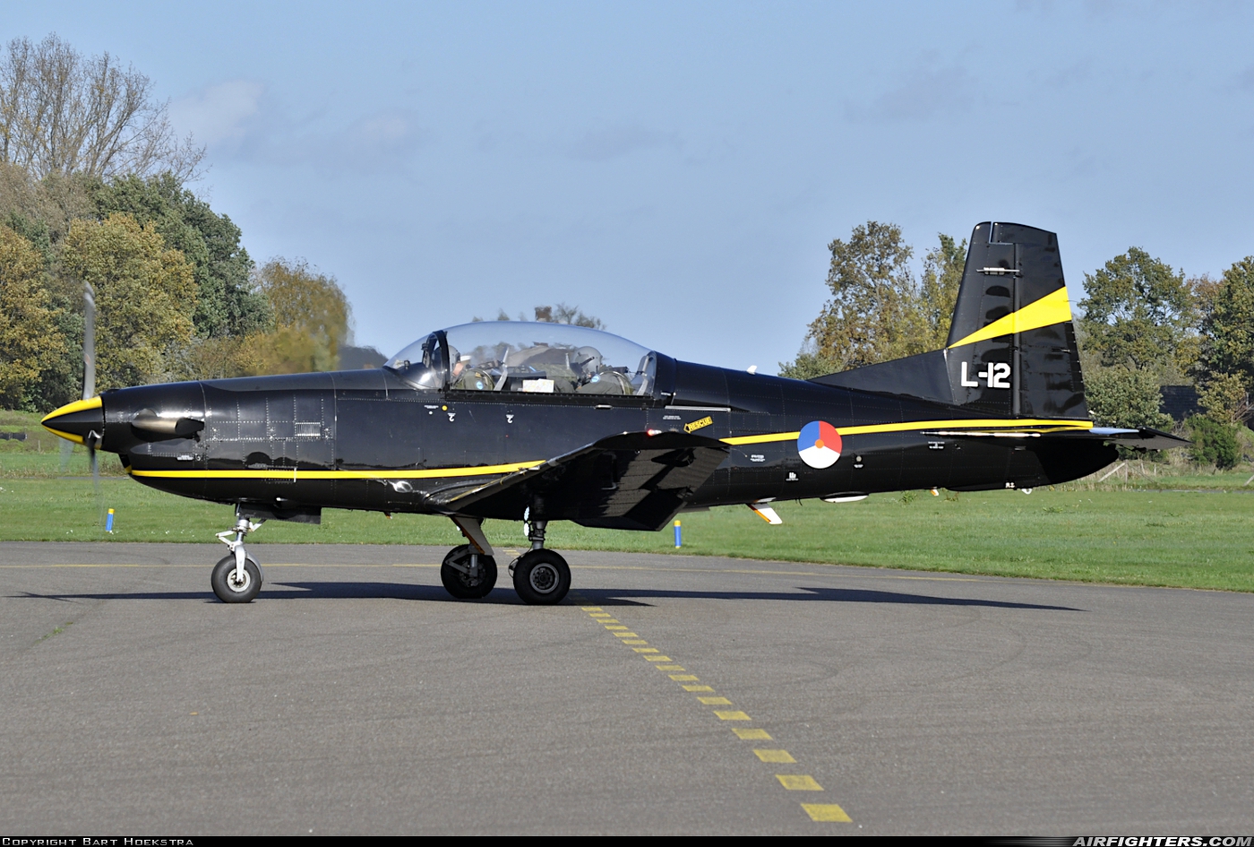 Netherlands - Air Force Pilatus PC-7M Turbo Trainer L-12 at Deventer - Teuge (EHTE), Netherlands