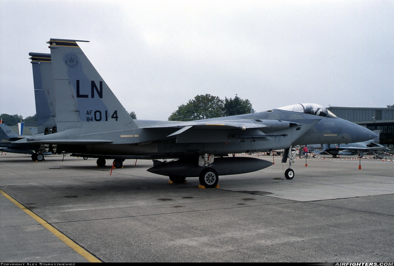 USA - Air Force McDonnell Douglas F-15C Eagle 84-0014 at Memmingen - Allgau (FMM / EDJA), Germany