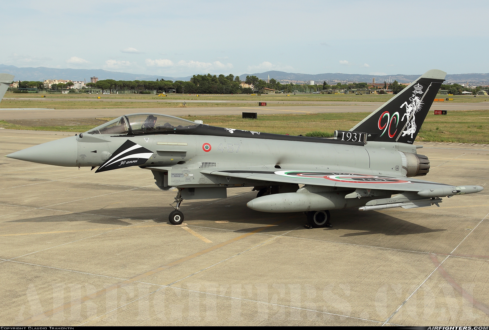 Italy - Air Force Eurofighter F-2000A Typhoon (EF-2000S) MM7341 at Grosseto (- Corrado Baccarini) (GRS / LIRS), Italy