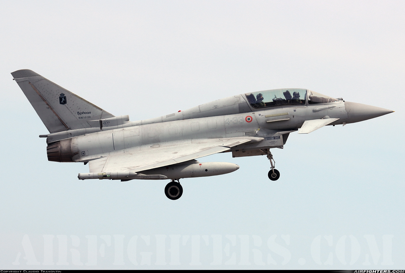 Italy - Air Force Eurofighter TF-2000A Typhoon (EF-2000T) MM55130 at Grosseto (- Corrado Baccarini) (GRS / LIRS), Italy