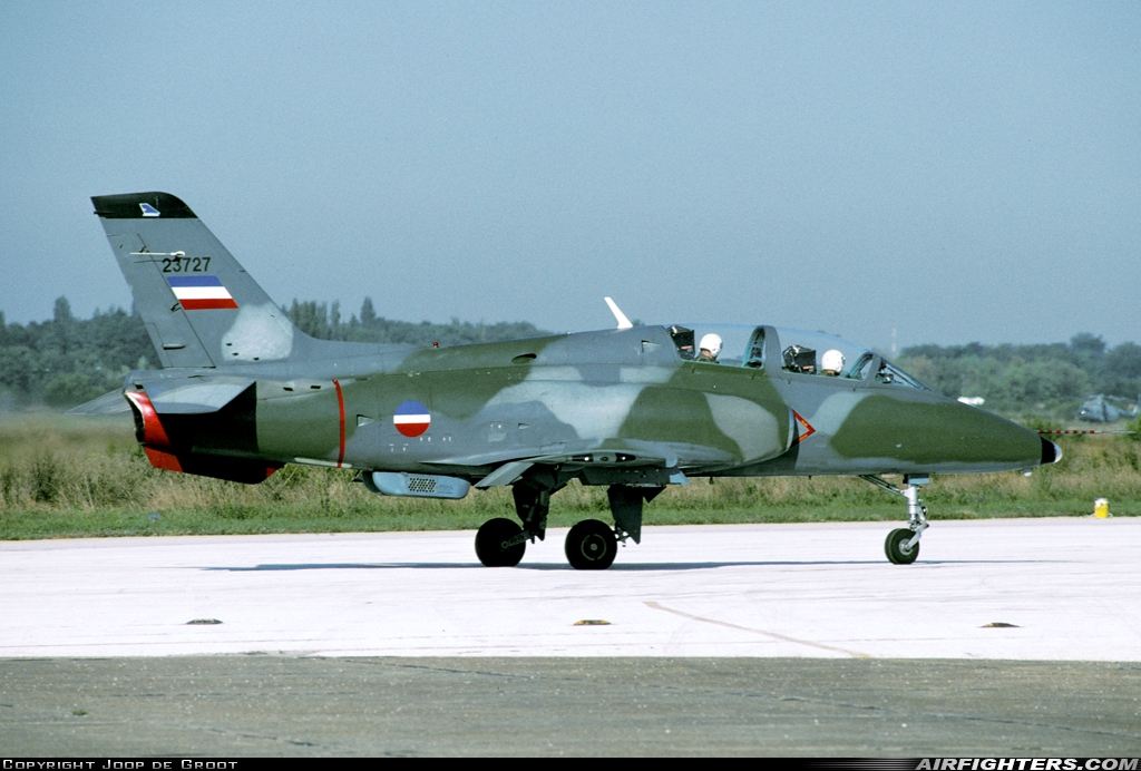Serbia and Montenegro - Air Force Soko G-4 (N-62) Super Galeb 23727 at Belgrade - Batajnica (BJY / LYBT), Serbia