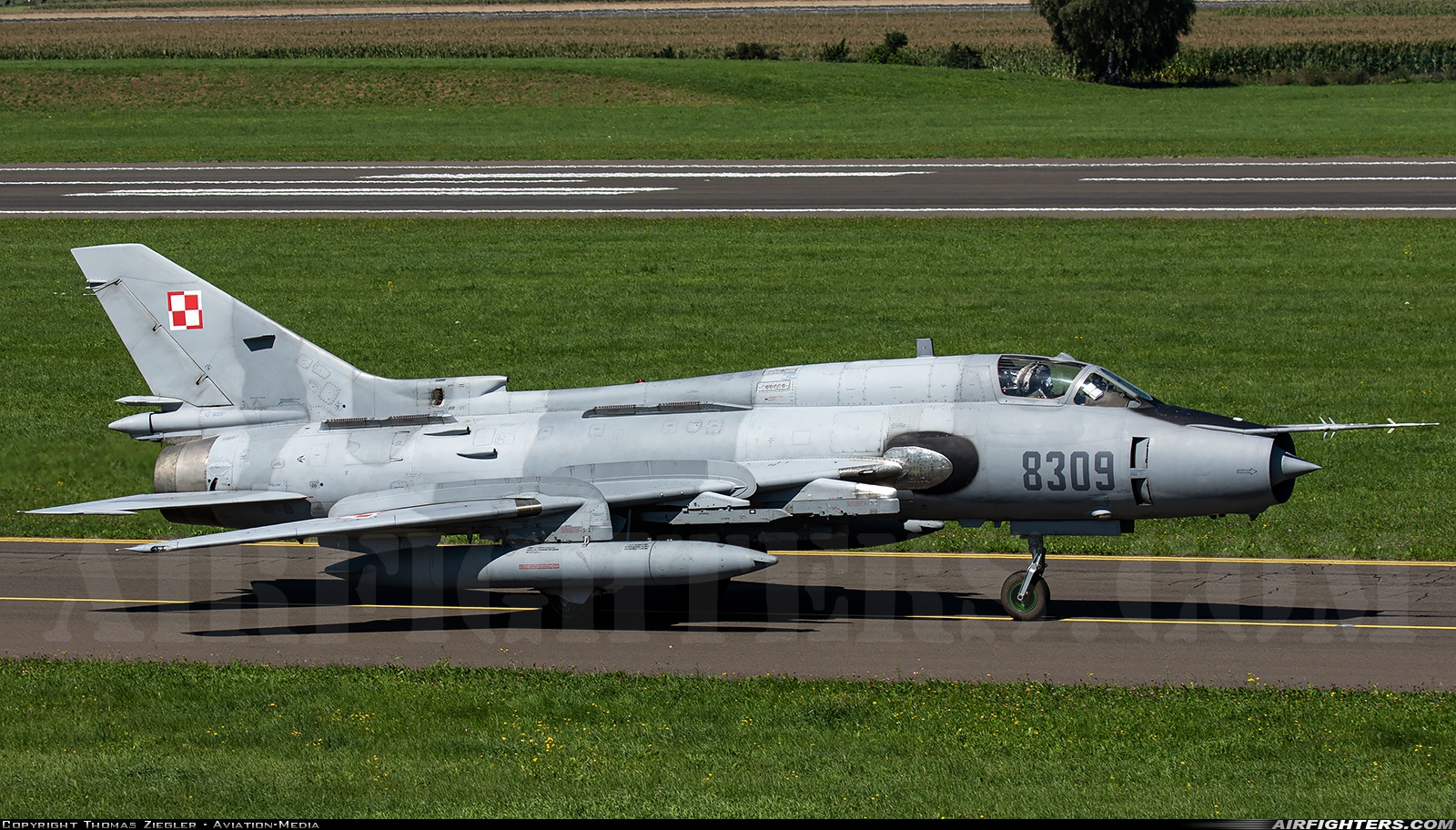Poland - Air Force Sukhoi Su-22M4 Fitter-K 8309 at Zeltweg (LOXZ), Austria